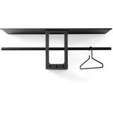 Spinder Design Crna željezna zidna vješalica s policom 100 cm Luno Small – | shoptok.hr