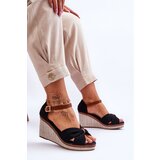Boto Women's Wedge Sandals Black Daphne | shoptok.hr