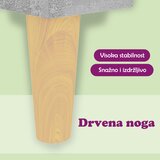 Komoda siva boja betona 90x34x80 cm od konstruiranog drva | shoptok.hr