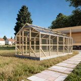  Drveni plastenik CASA XL 2.6m x 5m, polykarbonat 4mm | shoptok.hr
