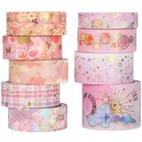 INF DIY Dekorativni Washi Trak Set za Dnevnike in Ustvarjanje, (21750020) | Shoptok.si