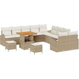  Set vrtnih sofa od 13 komada s jastučićima Bež Poli ratan Akacija 2-sjedna vrtna sofa s jastučićima Bež Poli ratan set vrtnih | shoptok.hr