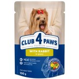CLUB 4 PAWS Premium vlažna hrana za pse, Zečetina, 100 g Cene