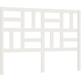  Uzglavlje za krevet bijelo 126 x 4 x 104 cm od masivne borovine | shoptok.hr