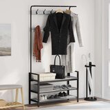 vidaXL Vješalica za kapute Sivi hrast sonoma 95 x 34 x 184 cm Cijene