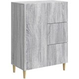 vidaXL Strani šal Siva Sonoma 66 x 34,5 x 90 cm Inženirski les, (5000218139) | Shoptok.si