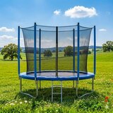 TRAMBOLINA 244cm (8ft) sa Unutrašnjom Mrežom i Merdevinama - 244nbd | Eponuda.com