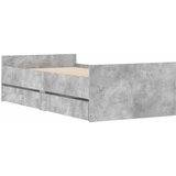  Okvir kreveta s ladicama siva boja betona 90x190 cm | Eponuda.com