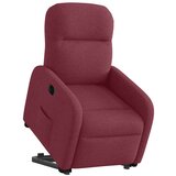  Električni naslanjač s funkcijo vstajanja vinsko rdeč, (21824863) | Shoptok.si