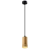visilica s metalnim sjenilom u crno-zlatnoj boji ø 7 cm tubo -