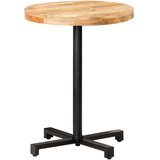 Bistro stolić okrugli Ø 60 x 75 cm od grubog drva manga | shoptok.hr