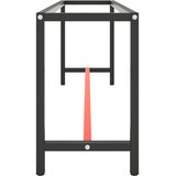  Okvir za radni stol mat crni i mat crveni 210x50x79 cm metalni | Eponuda.ba