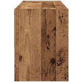  Stalak za cipele koji se može složiti staro drvo 89 5x30x40 cm | shoptok.hr