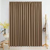 Furnova Zatemnitvena zavesa z obešali taupe 290x245 cm, (21918346) Cene
