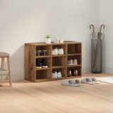 vidaXL ormar za cipele staro drvo 52.5 x 30 x 50 cm konstruirano drvo | shoptok.hr