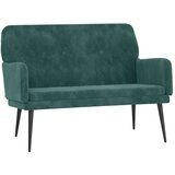 vidaXL Klop temno zelena 108x79x79 cm žamet | Shoptok.si