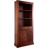Støraa Smeđa biblioteka od masivnog bora 181x31 cm Mille – | shoptok.hr