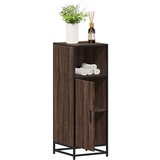 Furnova Kopalniška omarica rjavi hrast 35x37,5x100 cm inženirski les, (21947182) | Shoptok.si