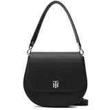 Tommy Hilfiger Ročna torba Element Saddle Bag AW0AW11366 Črna