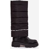 Boto women's insulated boots with beads black irvette | Eponuda.ba