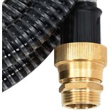  Usisno crijevo s mjedenim priključcima crno 1 1 4 m PVC | shoptok.hr
