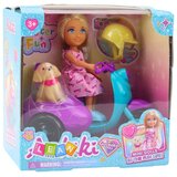  Ankiki - Mini lutka za igru sa skuterom i psićima - 13 cm | Shoptok.si