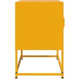 vidaXL TV omarica gorčično rumena 68x39x60,5 cm jeklo | Shoptok.si