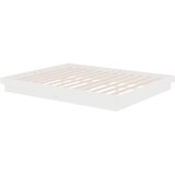  Okvir za krevet od masivnog drva bijeli 160 x 200 cm | shoptok.hr