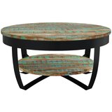  Stolić za kavu od masivnog obnovljenog drva 65 x 32 cm | shoptok.hr