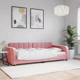  Dnevni krevet ružičasti 90 x 200 cm baršunasti | shoptok.hr