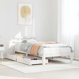  Okvir kreveta s ladicama bez madraca bijeli 90x200 cm | shoptok.hr