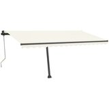  Automatska tenda sa senzorom za vjetar LED 400x350 cm krem | shoptok.hr
