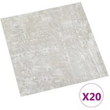  Samoljepljive Pločice za Pod 30 5 x 30 5 cm 20 pcs PVC - Svjetlosiva | shoptok.hr