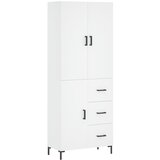 vidaXL Visoka omara bela 69,5x34x180 cm inženirski les, (20819637) | Shoptok.si