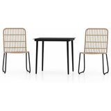  3-dijelni vrtni blagovaonski set boja hrasta | Eponuda.com