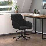 Maison Chic Vrtljiv pisarniški stol - računalniški stol črn žamet, (21784367) | Shoptok.si