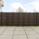 vidaXL Balkonski zasloni 10 kom smeđi i crni 255 x 19 cm od poliratana | shoptok.hr