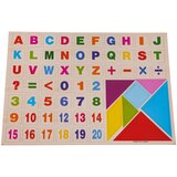  Drvena ploča za učenje slova i brojeva i matematičkih funkcija | shoptok.hr