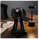 Dekorativna figura Global - 4, 18x30x9 cm, Crna