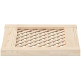  Vrata za ormarić rešetkasti dizajn 2 kom 39,5x39,5 cm borovina | shoptok.hr