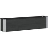  Povišena vrtna gredica Crna 150 x 30 x 36 cm | shoptok.hr
