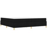  Krevetna konstrukcija Crna 200 x 200 cm tkanina | shoptok.hr