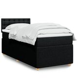 vidaXL Box spring krevet s madracem crni 90x190 cm od tkanine | shoptok.hr