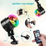 URAQT 2x LED disco krogla z daljincem in priseskom | Shoptok.si