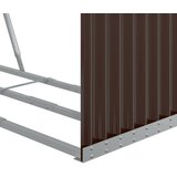 Držač za cjepanice smeđi 120x45x100 cm od pocinčanog čelika | Eponuda.ba