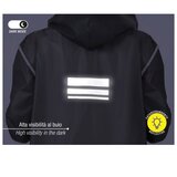  KABANICA REFLEKTIRAJUĆI RUB, BIJELI GUMBI PERLETTI 14220 PROZIRNO-SIVA L | shoptok.hr