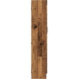 vidaXL Knjižna omara starinski les 82,5x30,5x150 cm inženirski les | Shoptok.si