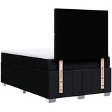 Krevet box spring s madracem crni 120 x 190 cm od tkanine Slike