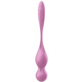 Satisfyer Balls Love Birds 1 - pametna, vibrirajuća lopta gejše (ružičasta) | shoptok.hr