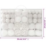  Set od 100 božićnih kuglica bijeli | shoptok.hr